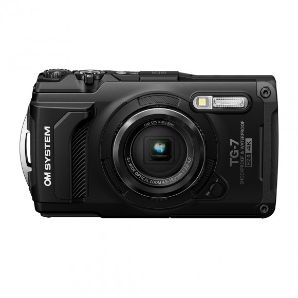 OM System TG-7 TOUGH Action Camera - Black 